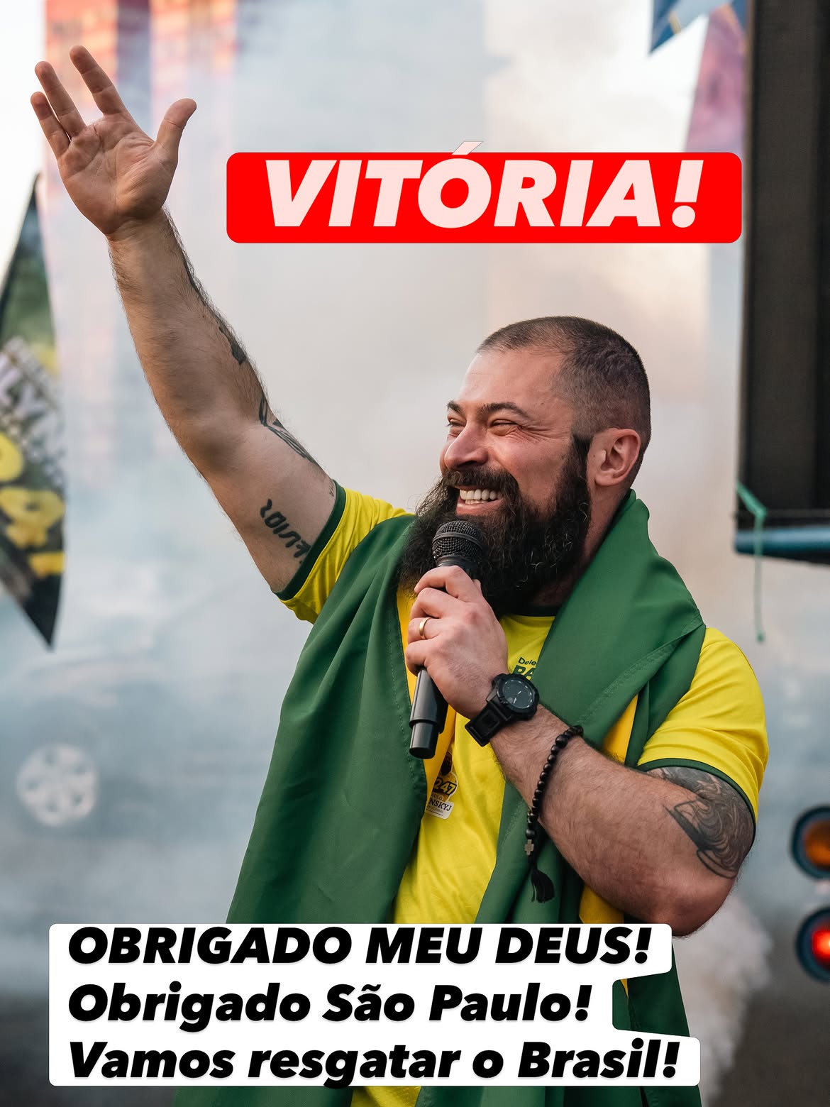 Paulo Bilynskyj reeleito - Obrigado São Paulo